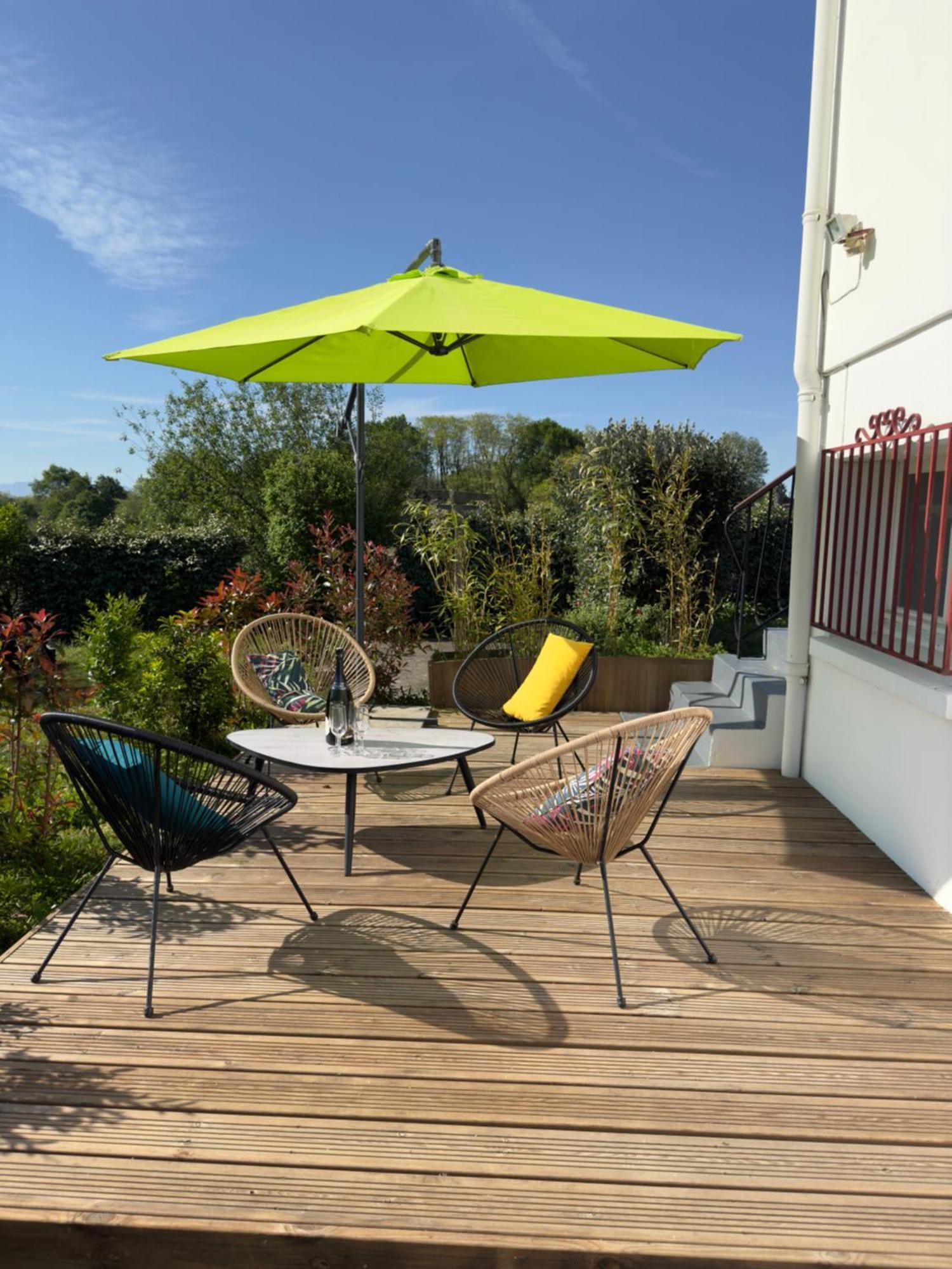 Maison Des Chenes 64 - Independant Apartment With Terrasse Boucau Kültér fotó