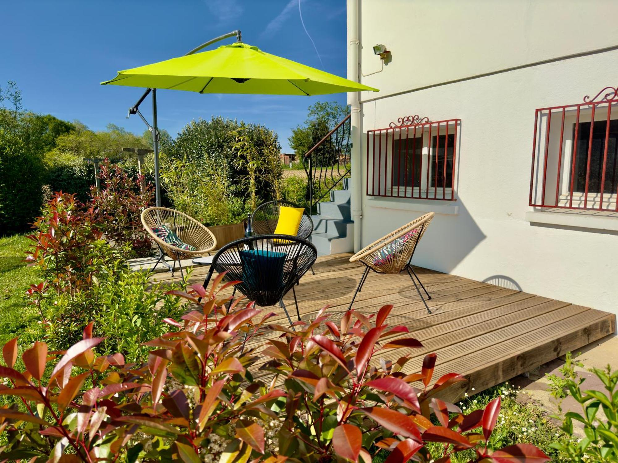 Maison Des Chenes 64 - Independant Apartment With Terrasse Boucau Kültér fotó